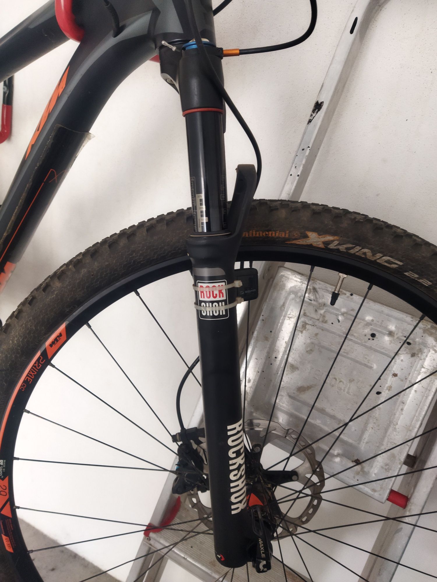Bike de btt falta de uso