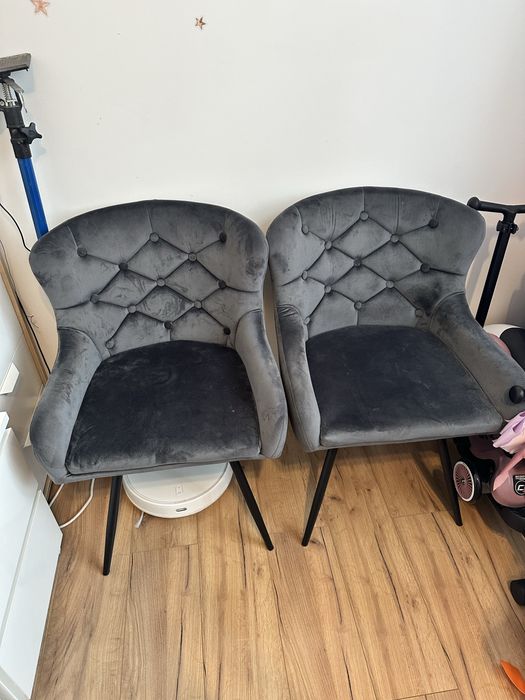 Nowoczesne krzesła kubełkowe – komplet 2 sztuki