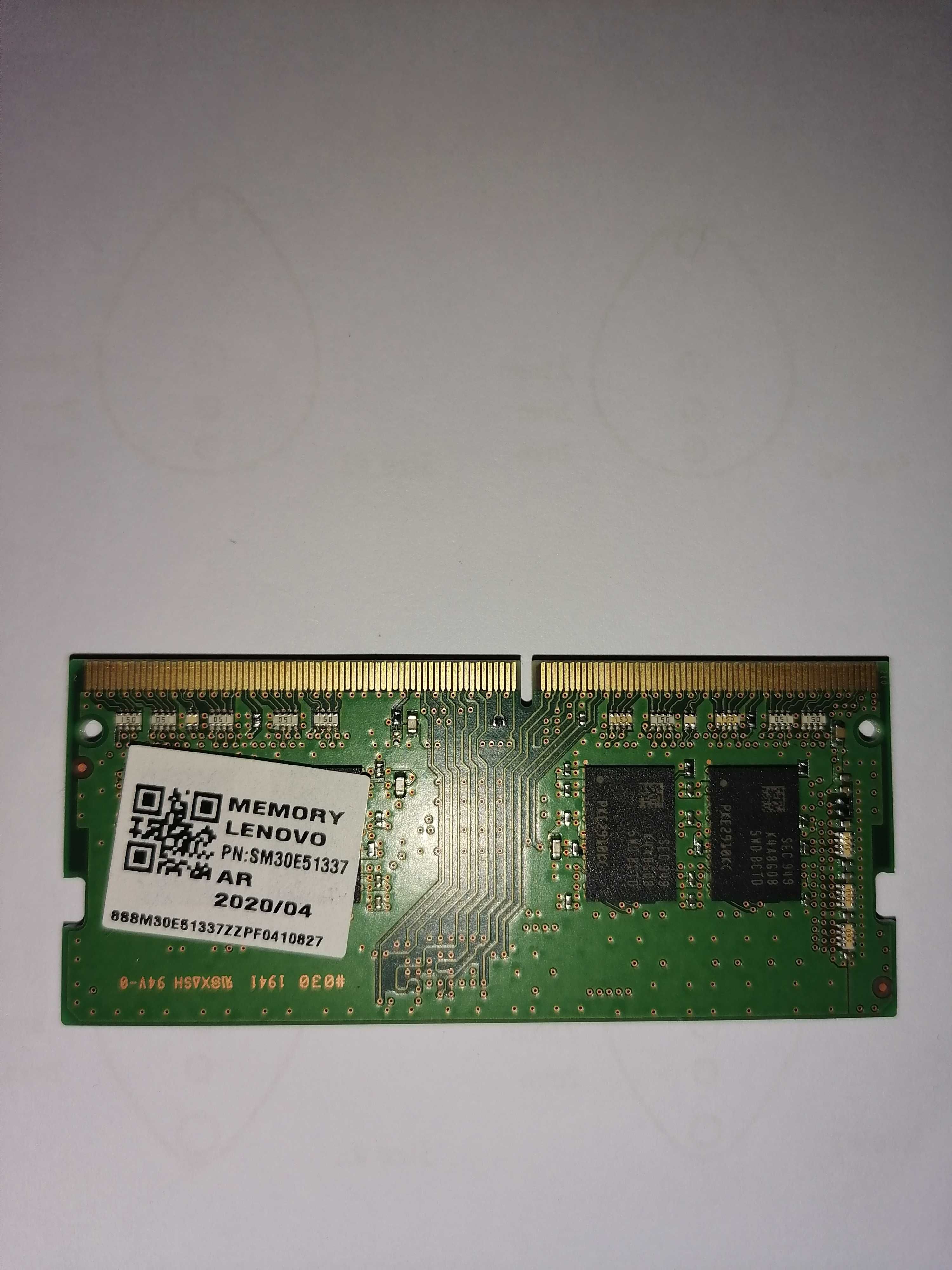 Kość pamięci Lenovo Samsung  8GB, 2666V Sodimm, 1 sztuka