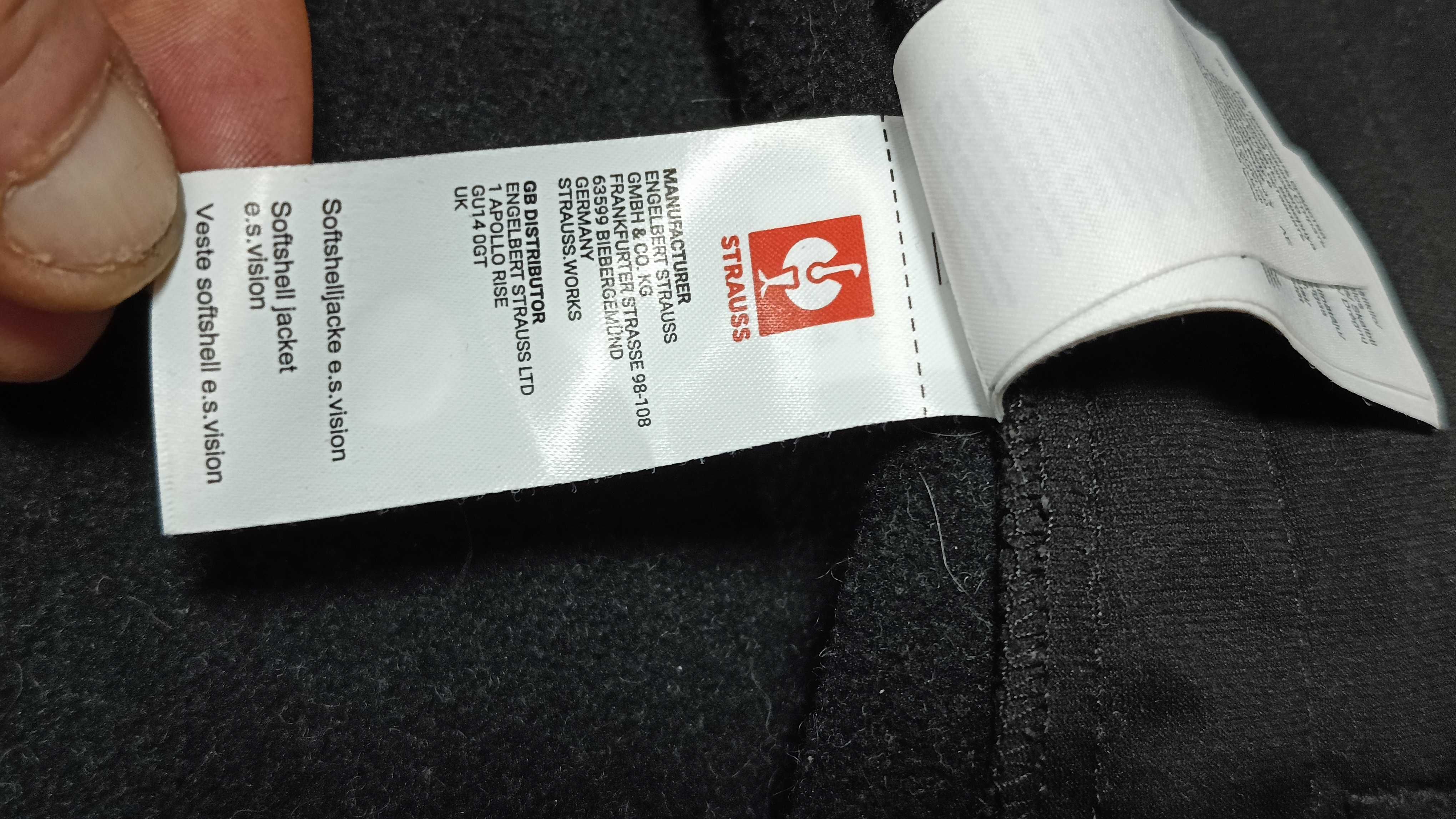 Męska kurtka softshell ENGELBERT STRAUSS VISION r.M stan bardzo dobry