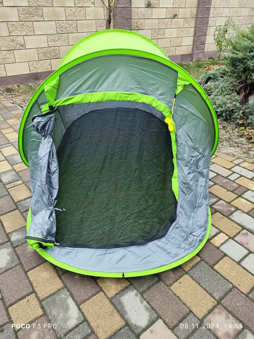 Палатка-автомат Summit 2 Man Pop Up Tent Lime Green