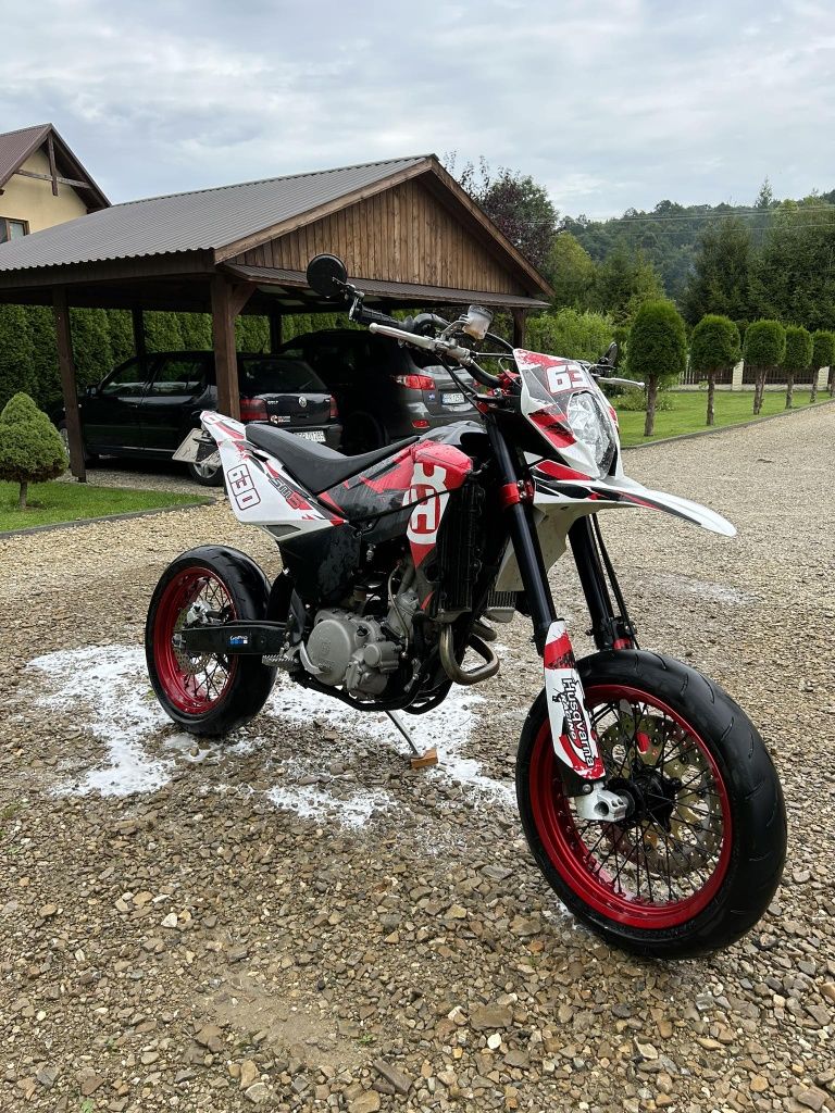 Husqvarna SMS 630 Supermoto. Zarejestrowany na a2 pełna moc