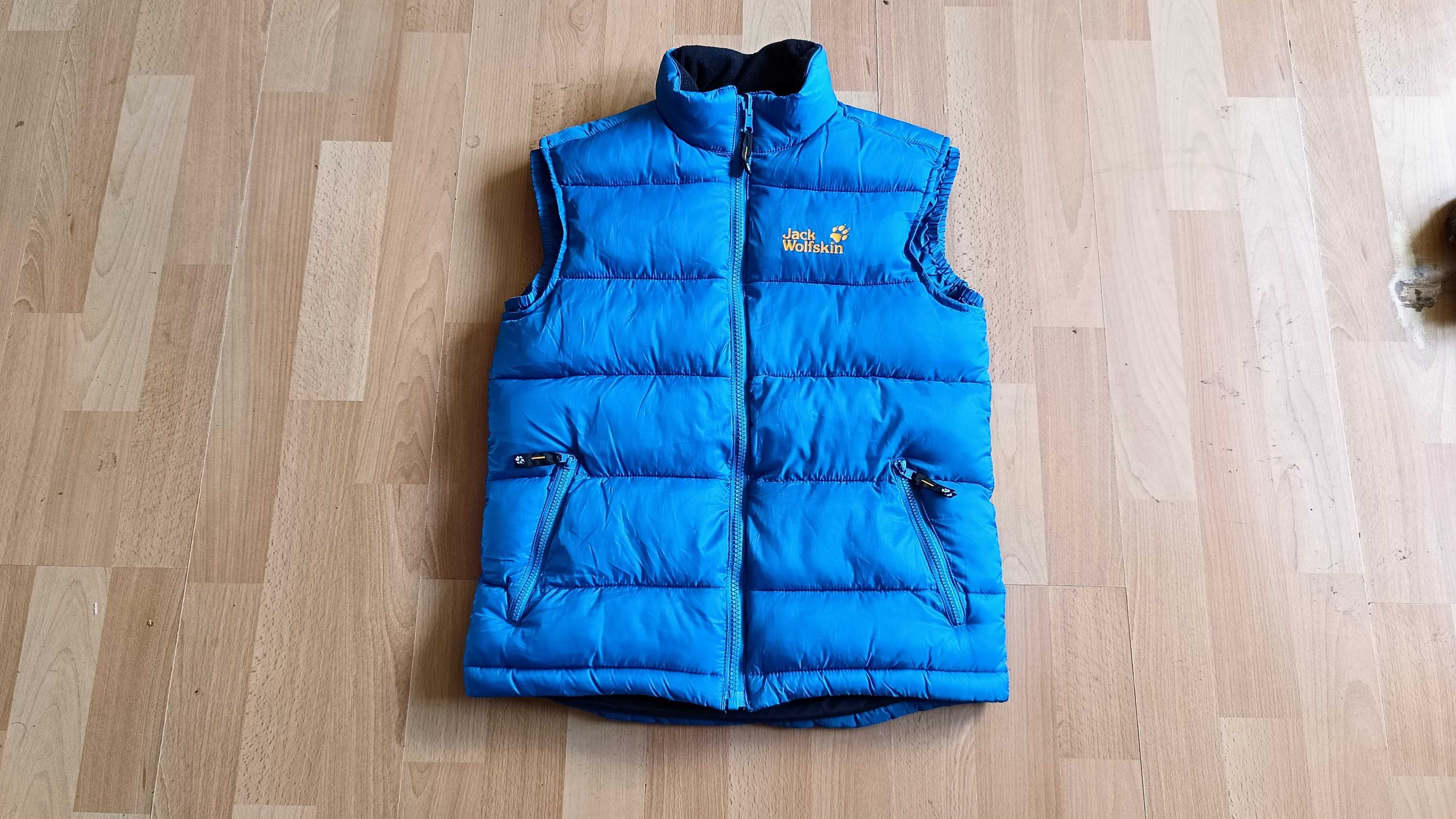 Ciepła kamizelka JACK WOLFSKIN r.140 stan bardzo dobry