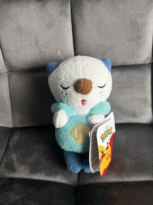 Oshawott spiacy 12 cm pokemon maskotka pluszak miś nowy oryginalny