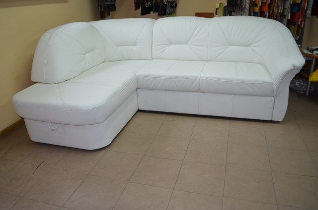 Letnia promocja Narożnik FRESH skóra naturalna funk. spania Producent