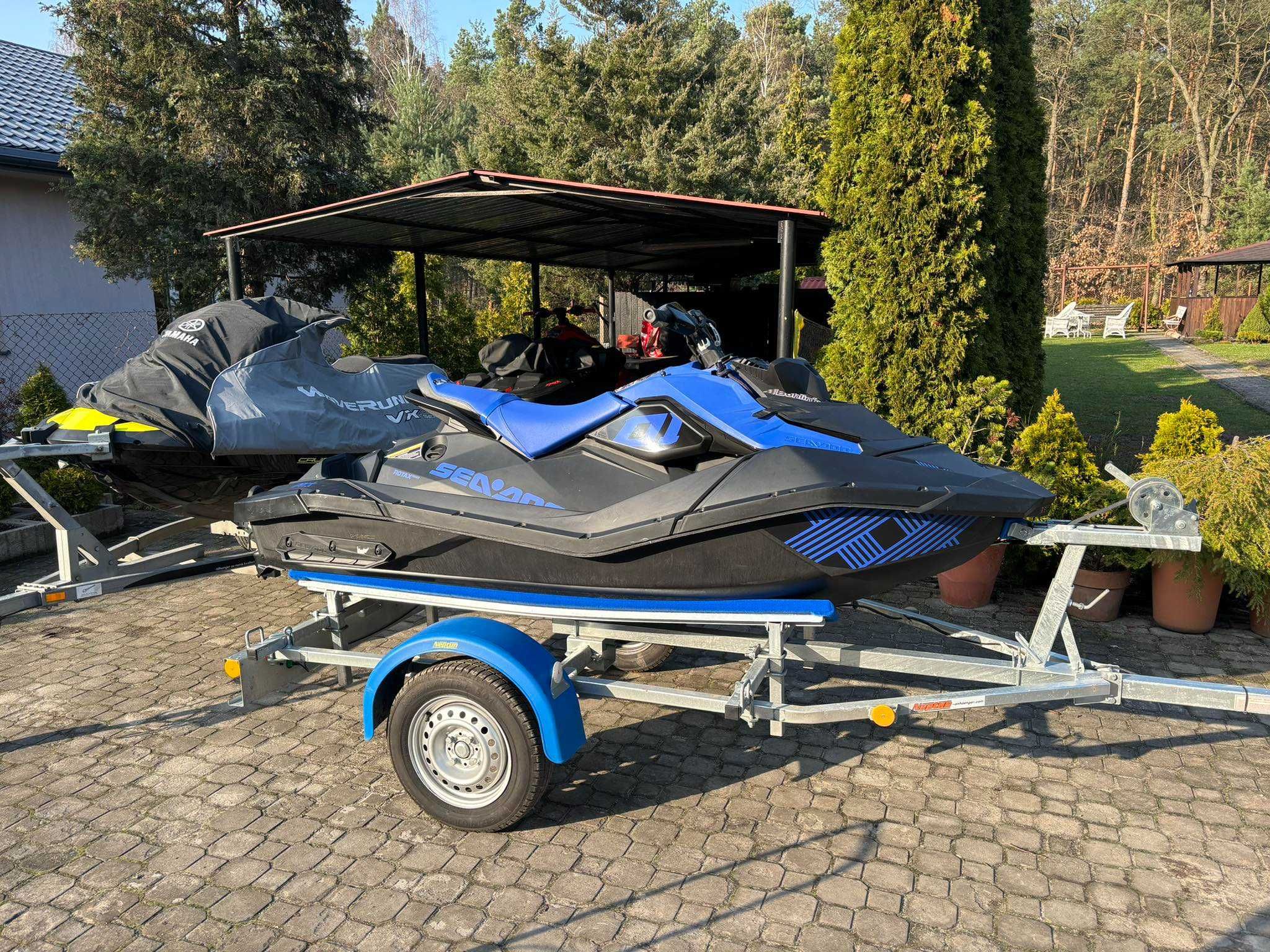 Zestaw 2 SEA DOO TIXX + nowa przyczepa