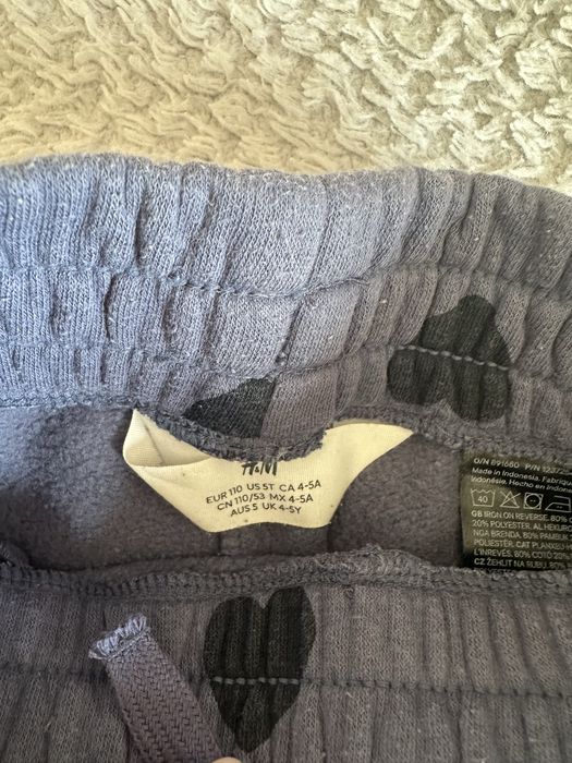 Komplet dresik h&m 110 i 122/128