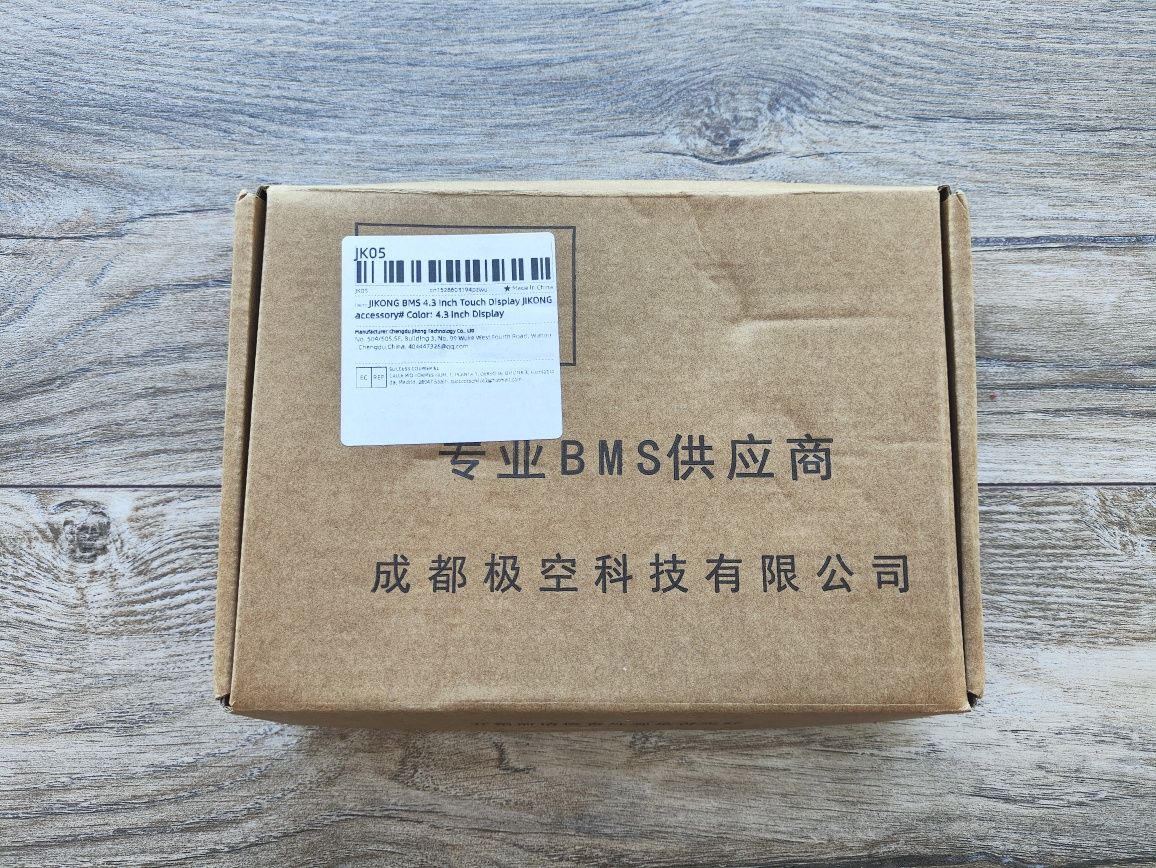 Экран JIKONG 4,3" для BMS сенсорный