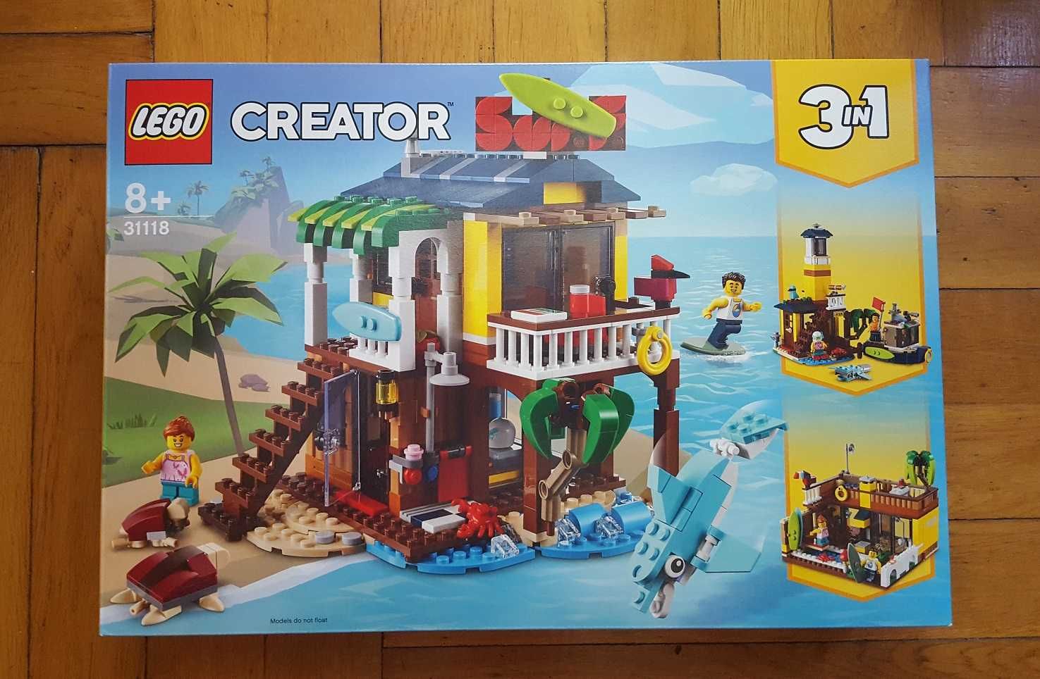 LEGO 31118 Creator 3w1 - Domek surferów na plaży - NOWE Wrocław