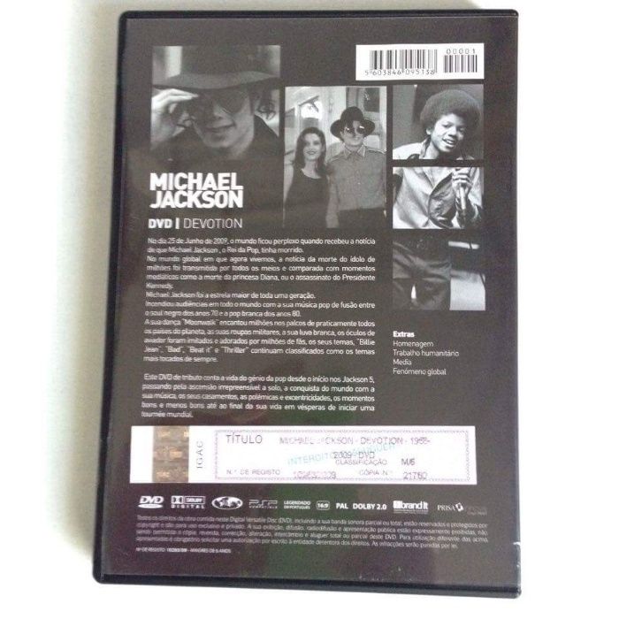 DVD Michael Jackson Devotion