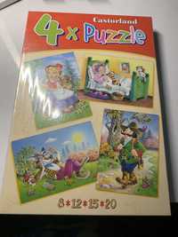 Puzzle Castorland 4 w 1 dla dzieci nowe!