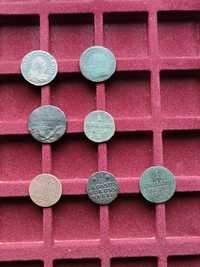Miedziane ciekawe monety. Szczegóły opis