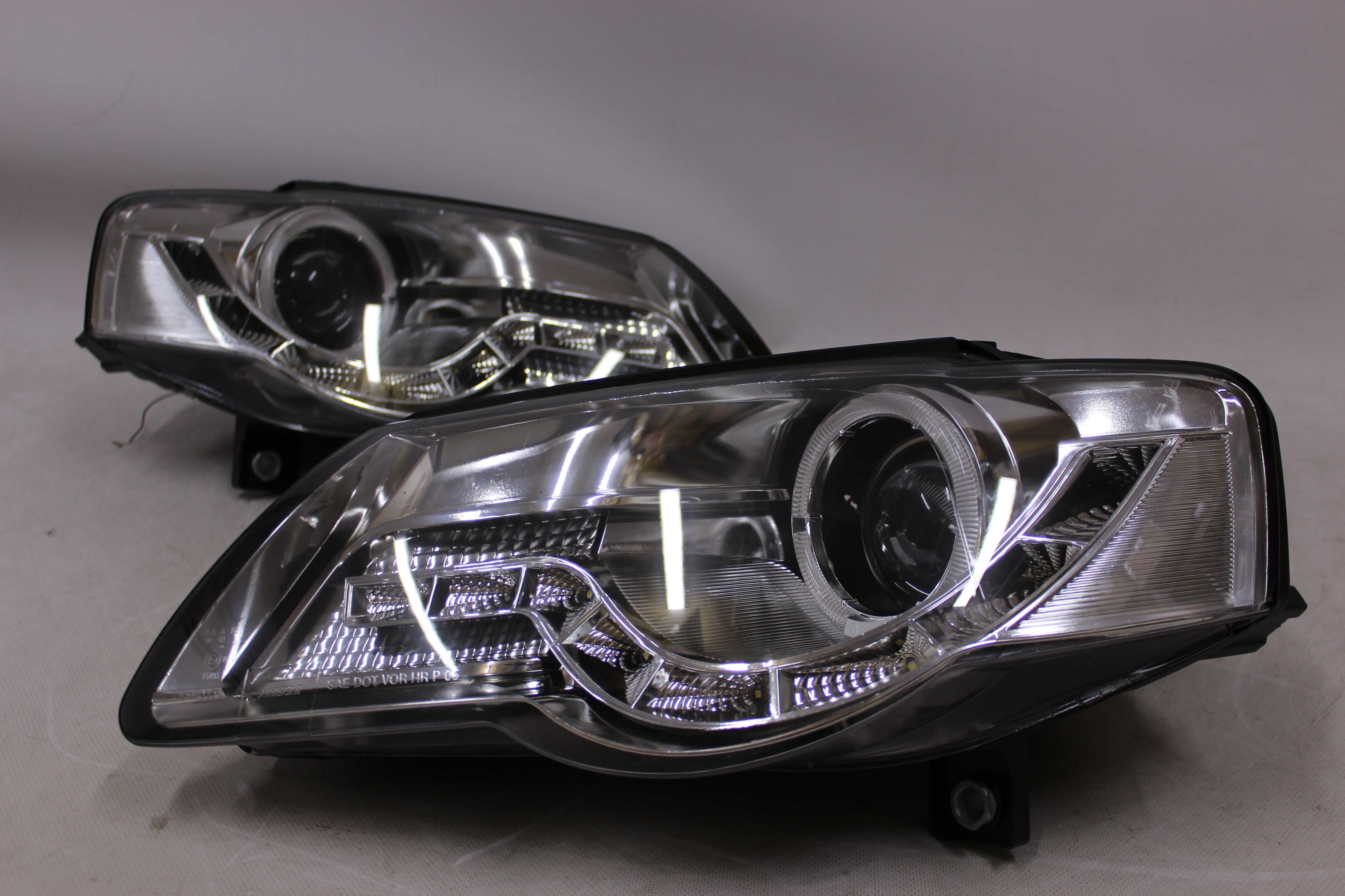 Lampy reflektory przednie przód VW PASSAT B6 05-10 LED CHROM TUNING