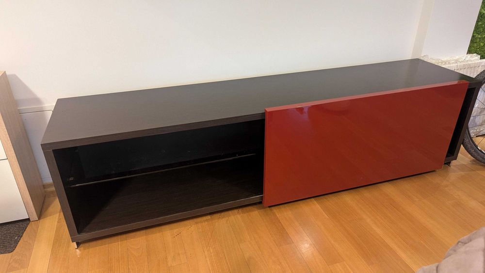 Zestaw mebli do salonu, szafka RTV, komoda, polki