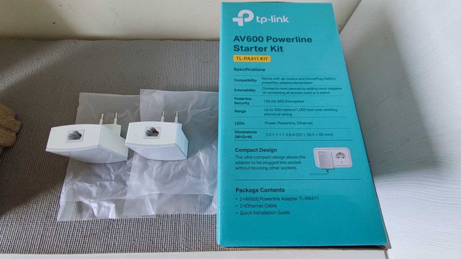 Powerline TP LINK starter kit AV600 (In Box)