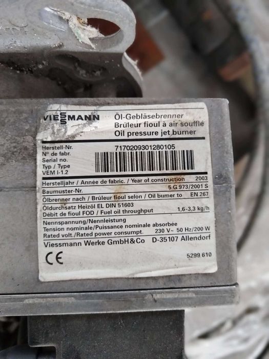 Piec olejowy Viessmann Calorond 055