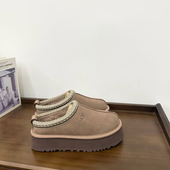 Угі зимові на хутрі UGG tasman шоколад  угг таз tazz