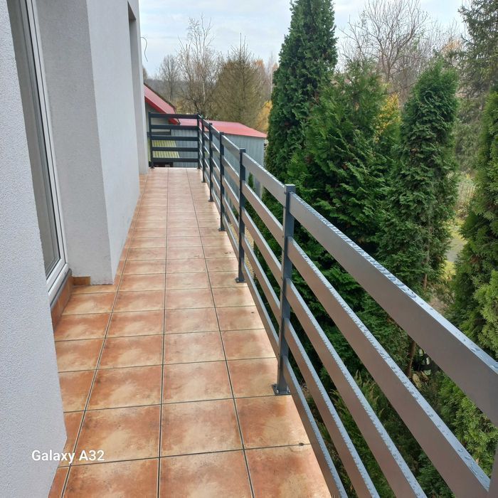 Balustrada balkonowa balustrady aluminiowe Barierki stali nierdzewnej