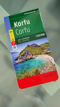Korfu Corfu mapa samochodowa i turystyczna 1:50 000 Freytag & Berndt