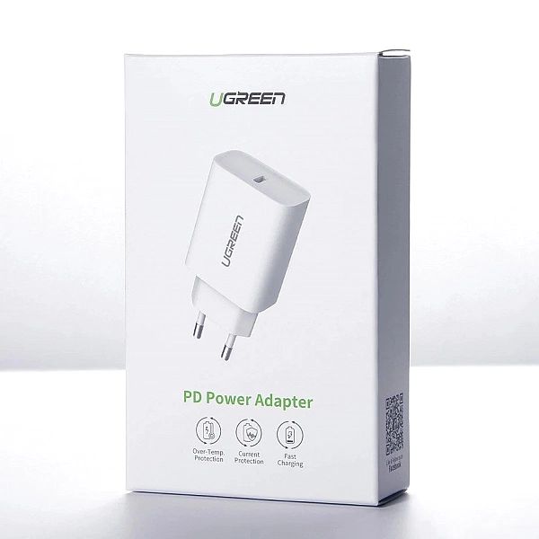 Ugreen ładowarka sieciowa USB Power Delivery 3.0 Quick Charge 4.0+ 20W