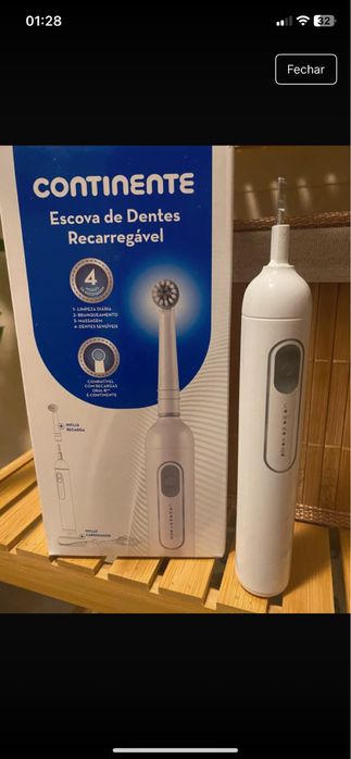 Escova de dentes elétrica marca continente