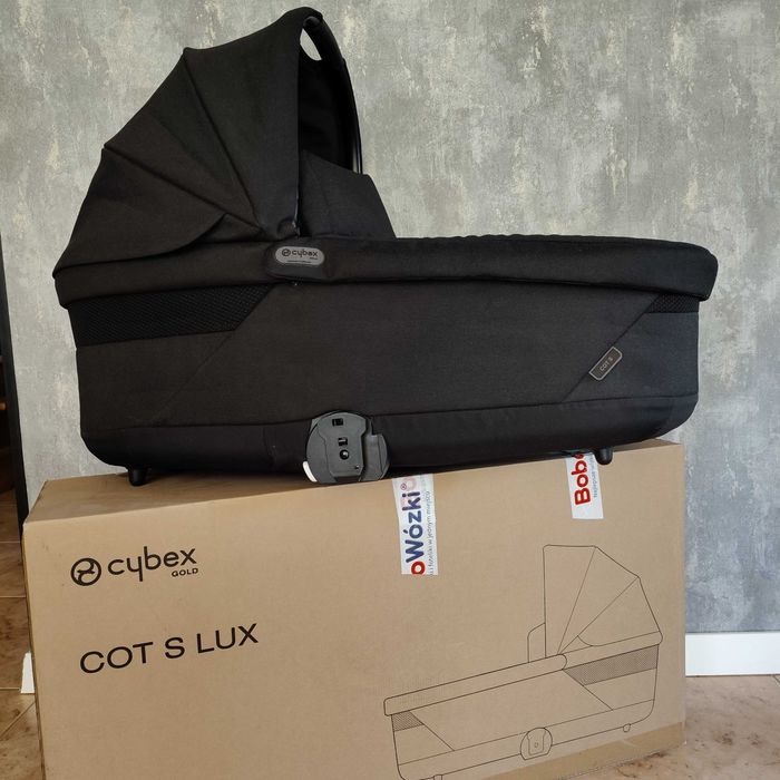 Cybex gondola balios i talos Cot S Lux + folia przeciwdeszczowa.