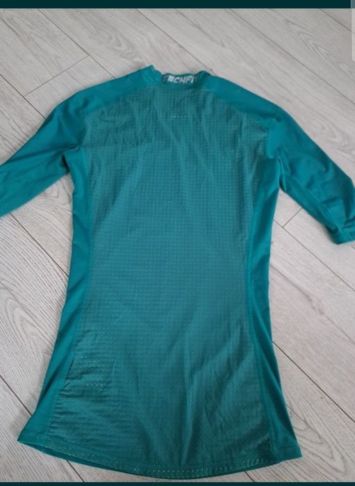 Bluzka zielona  tunika sportowa techfit s 36 adidas climachill