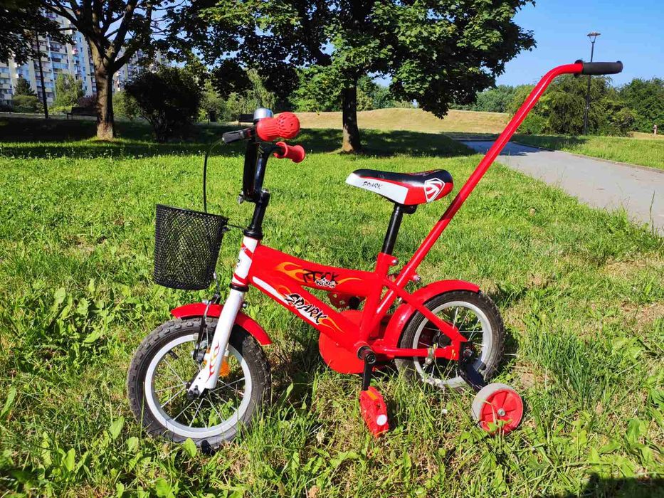Rower dziecięcy ROCK KIDS SPARK 12" czerwony