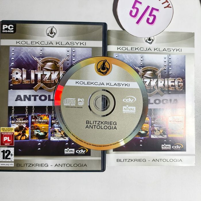 gra pc - blitzkrieg antologia box pl polskie wydanie pudełkowe