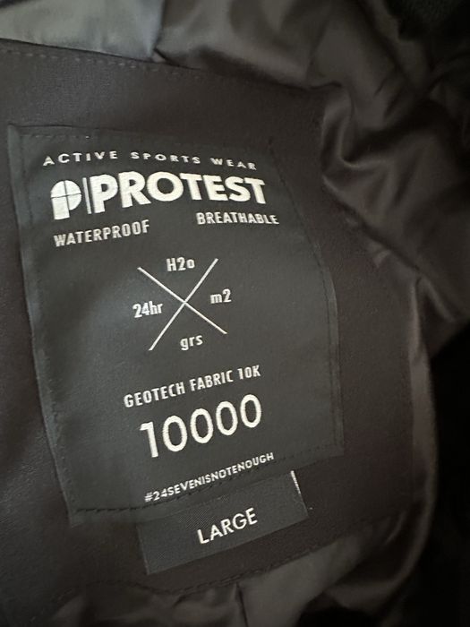 Calças esqui homem pretas Protest Owens L novas