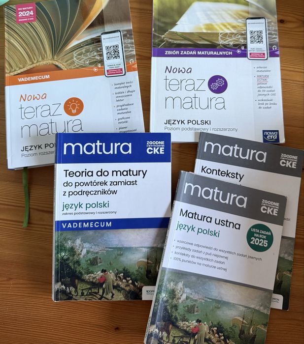 Matura Język Polski Rozszerzenie, Vademecum + Zbiór Zadań + inne