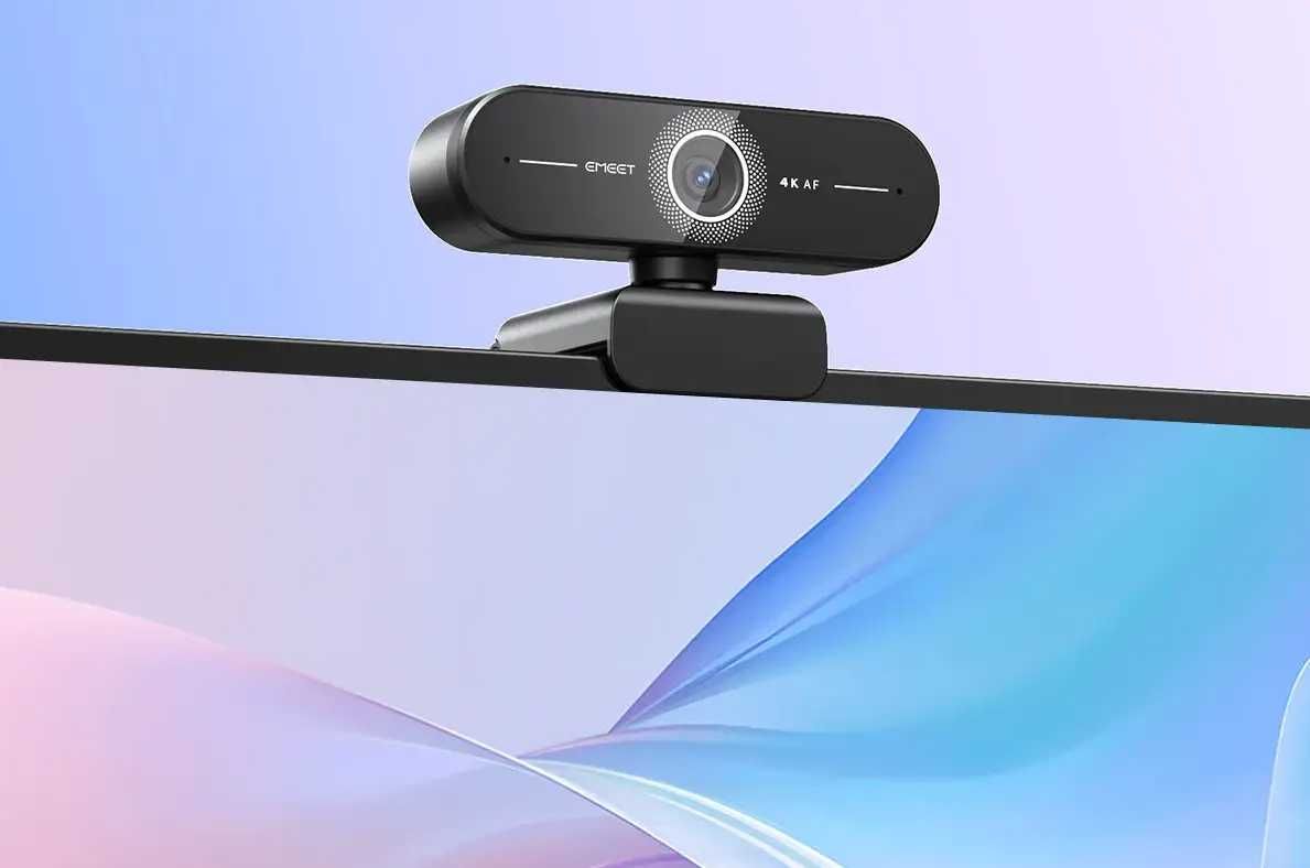 Веб-камера 4K EMEET C60E с двумя микрофонами, Web camera