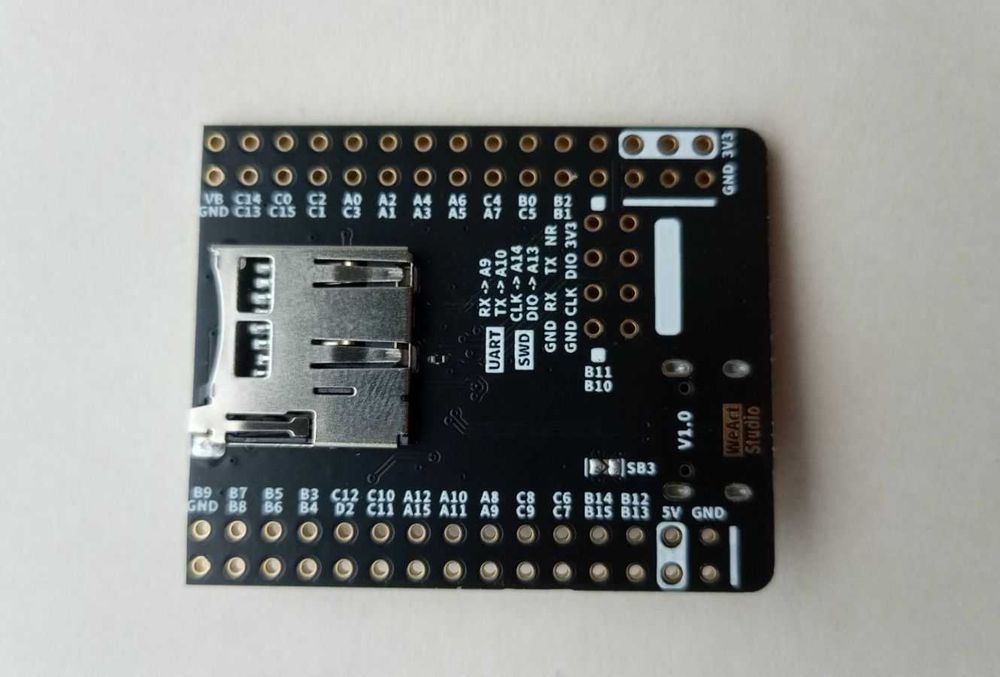 Плата STM32F405RGT6 168 MHz / 1 MB flash 192 kB RAM LQGP-64 / micro SD