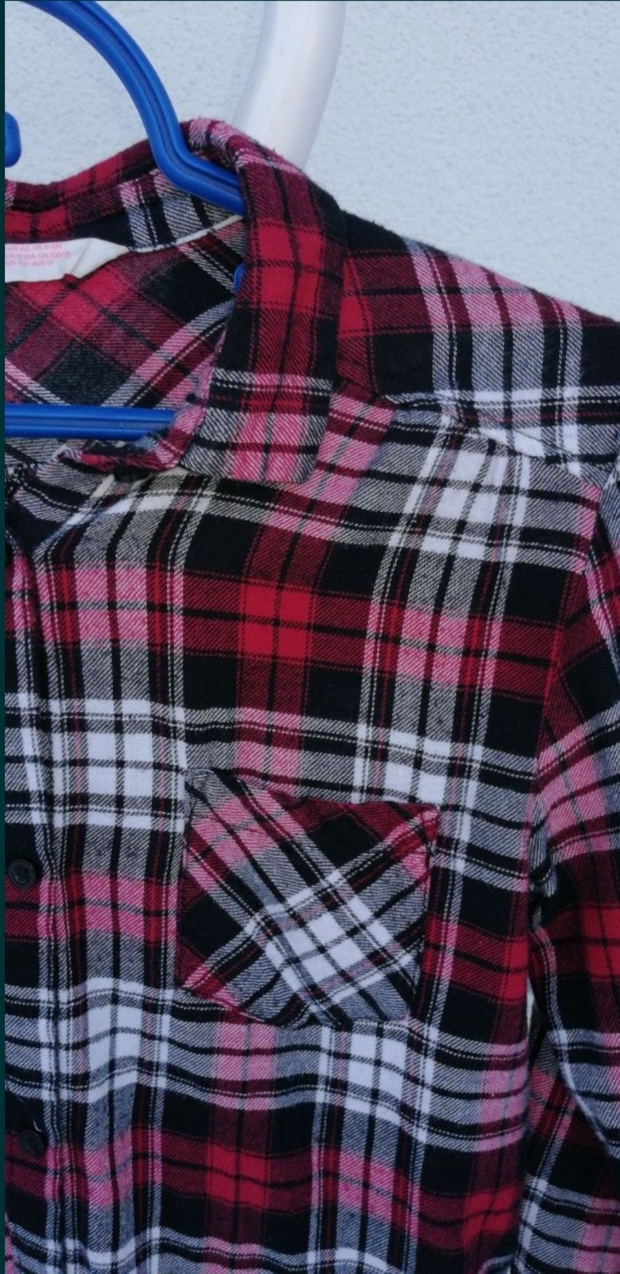 Koszula H&M w kratę roz. 146 super stan
