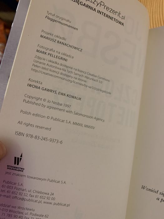 Jo Nesbo „Człowiek Nietoperz”