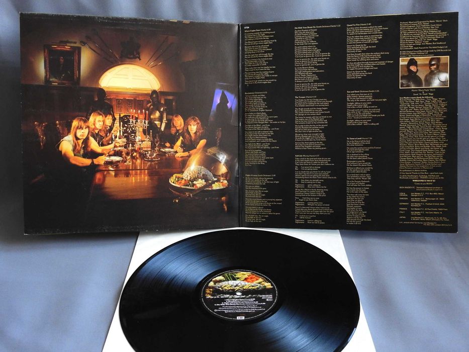 Iron Maiden Piece Of Mind LP оригинал 1983 пластинка Europe EX+ 1press