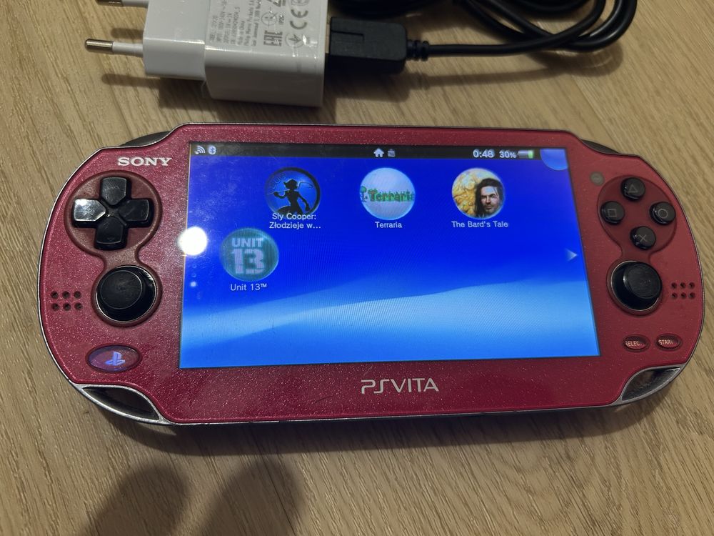 Konsola PlayStation Vita PSV red oled i 34 gry