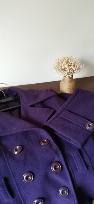 Casaco grosso roxo
