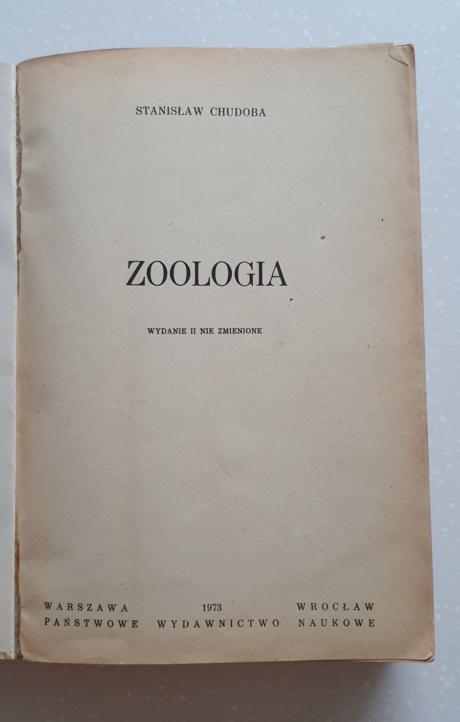 Zoologia Stanislaw Chudoba