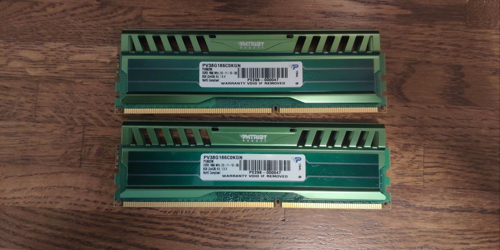 Оперативна пам'ять Patriot Viper ddr3 2x4gb