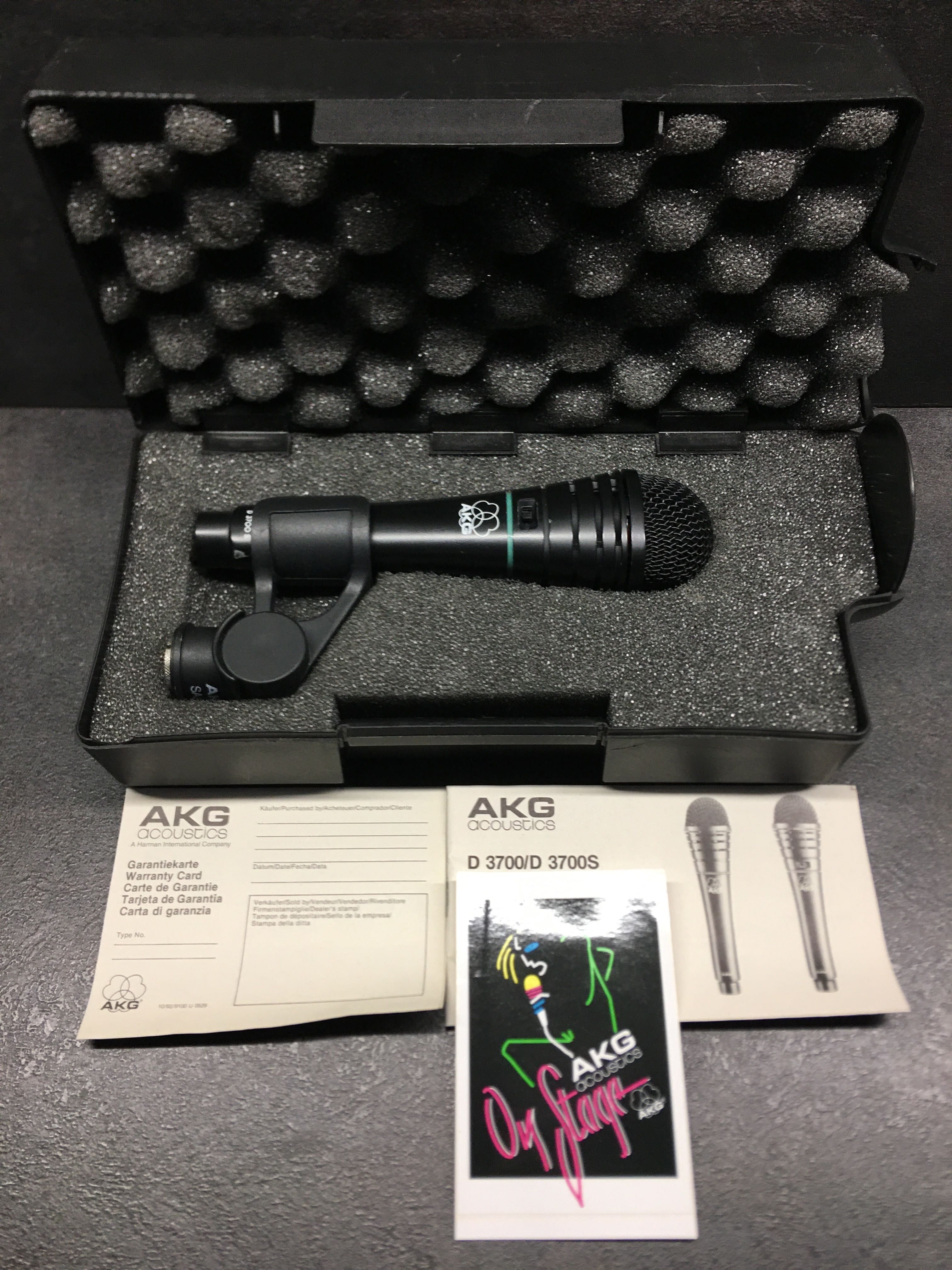 2 x Mikrofon dynamiczny AKG D3700 Made in Austria Polecam!