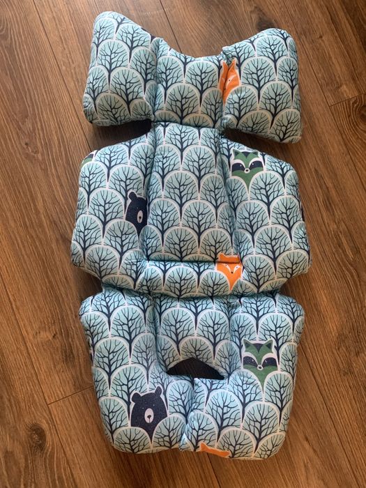 Матрац у коляску з подушкою метеликом — чудовий стан, 200 грн