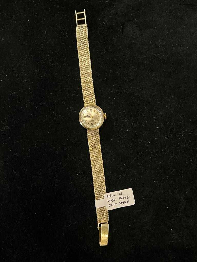 Złoty zegarek Stowa, pr585, 15.64gr/Komis Krzysiek