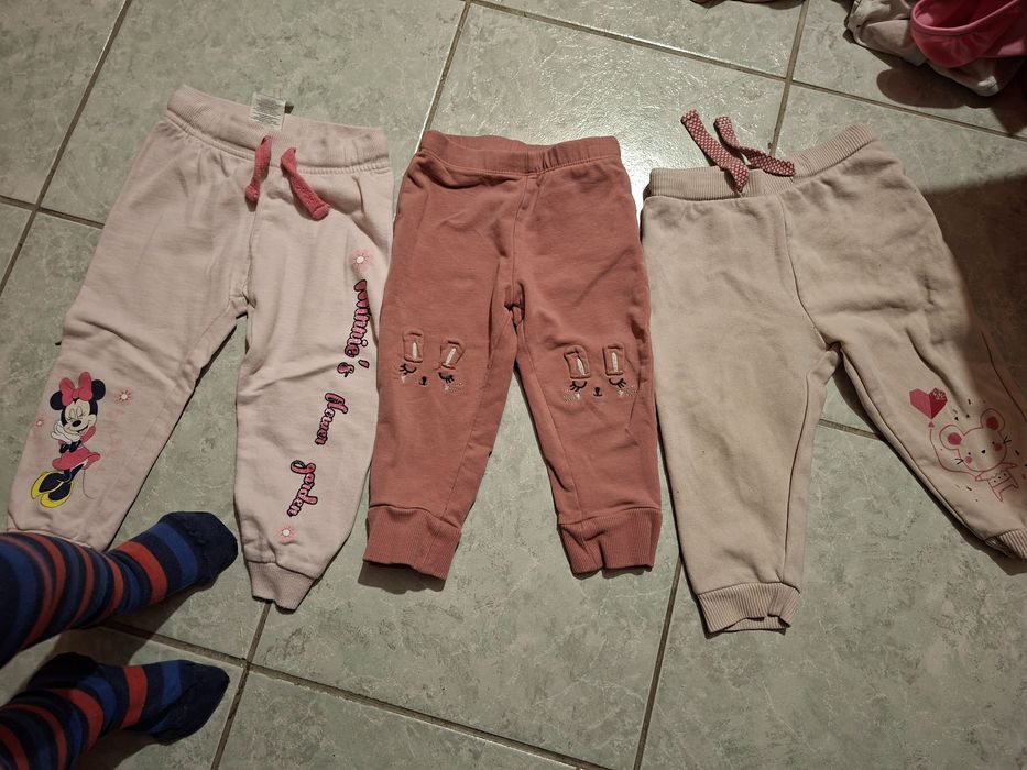 Spodnie spodenki dla dziewczynki 80