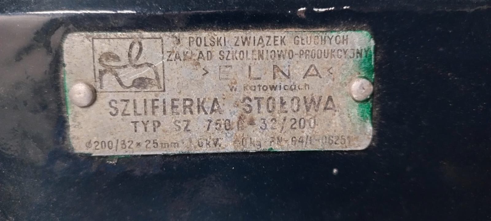 Szlifierka stołowa ELNA