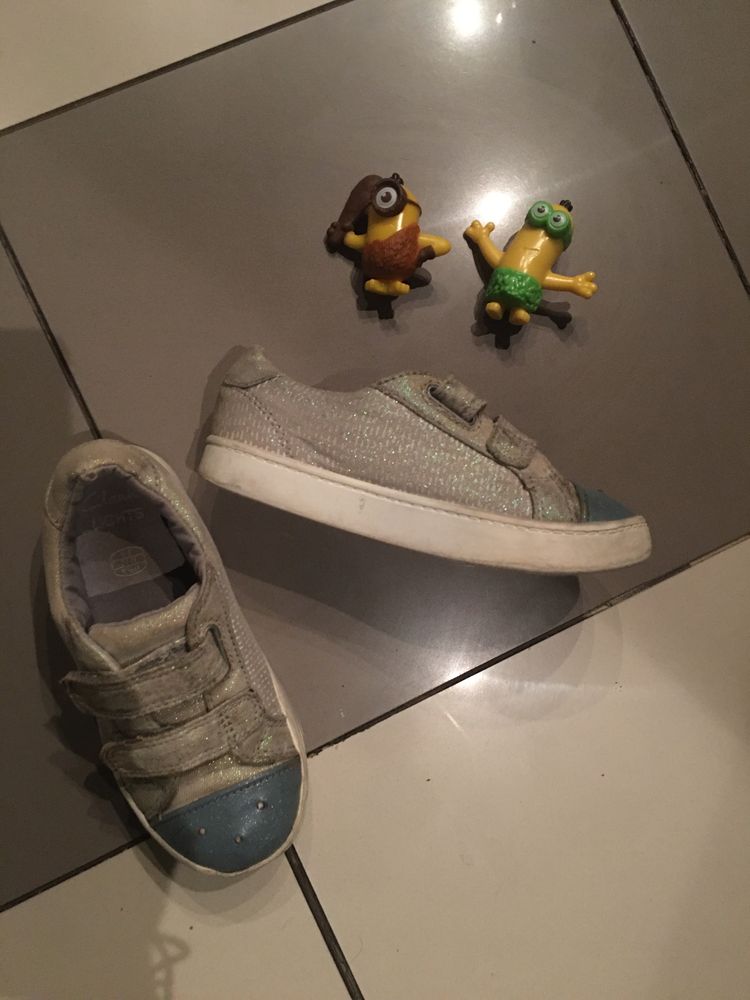 Кеды кроссовки слипоны туфли Clarks 27 размер 16 см
