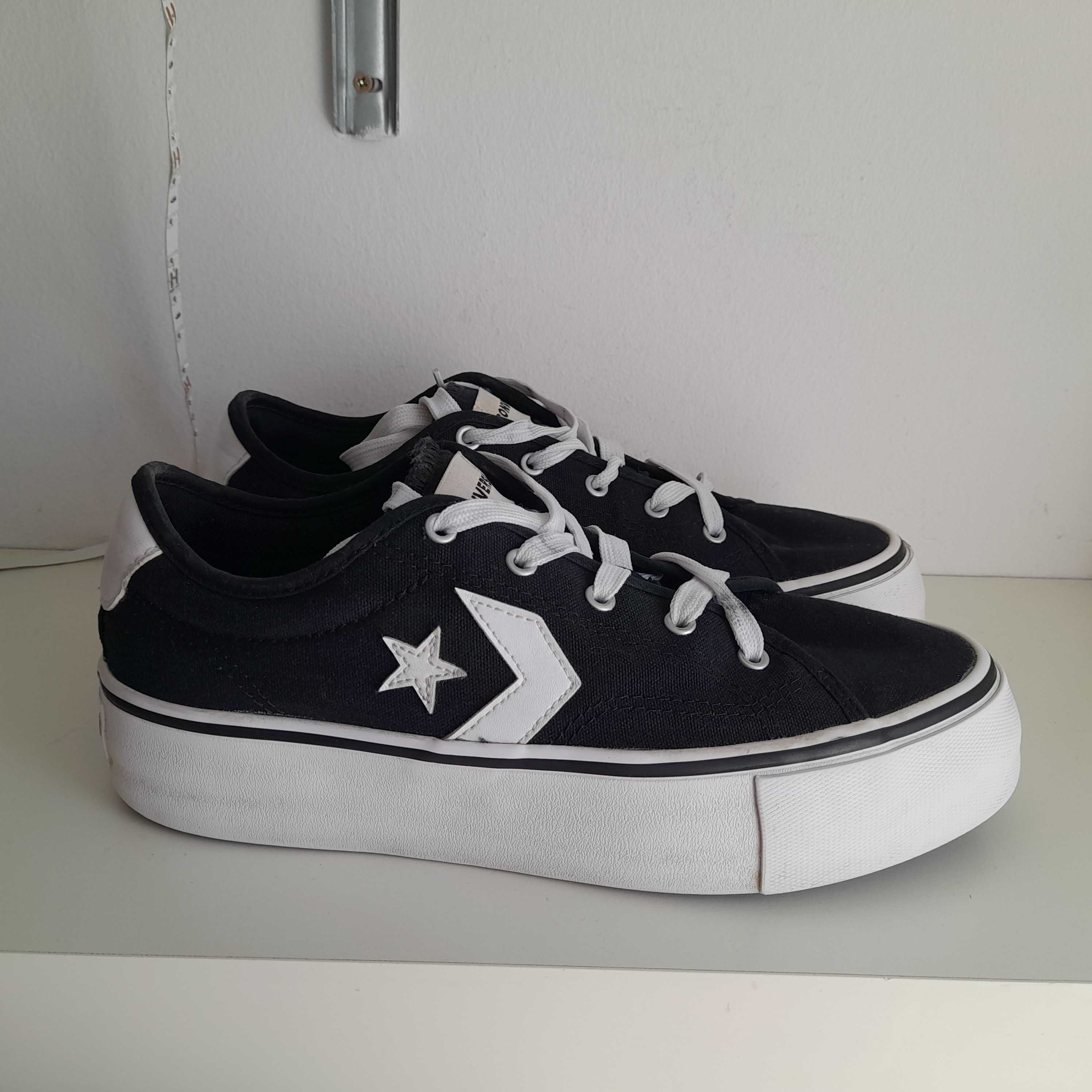 Trampki Converse Star Replay Ox  Platform Black r. 40