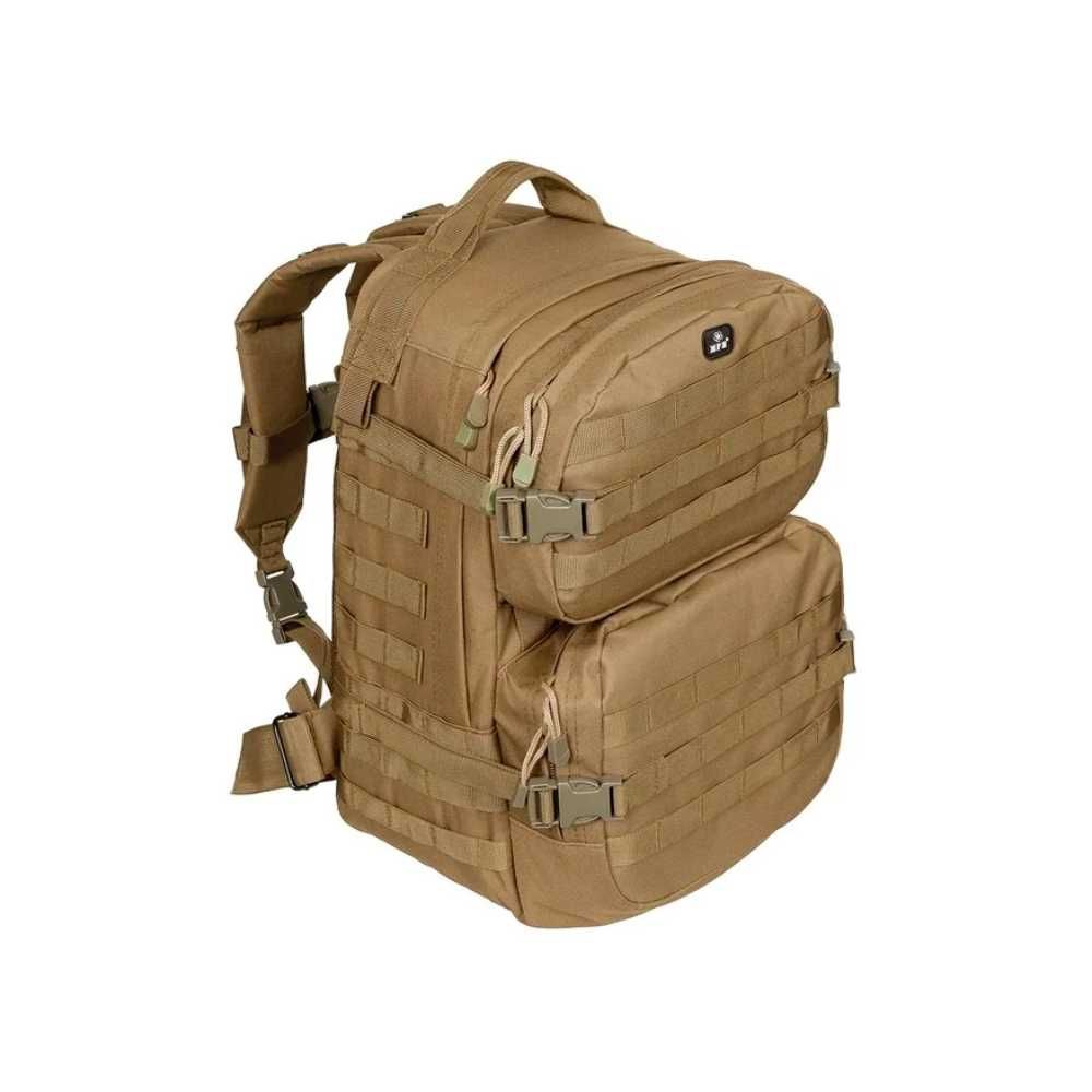 Рюкзак MFH Assault II тактичний 40L(Т. койот,Вудл,Вегетато,дез Вег-то)