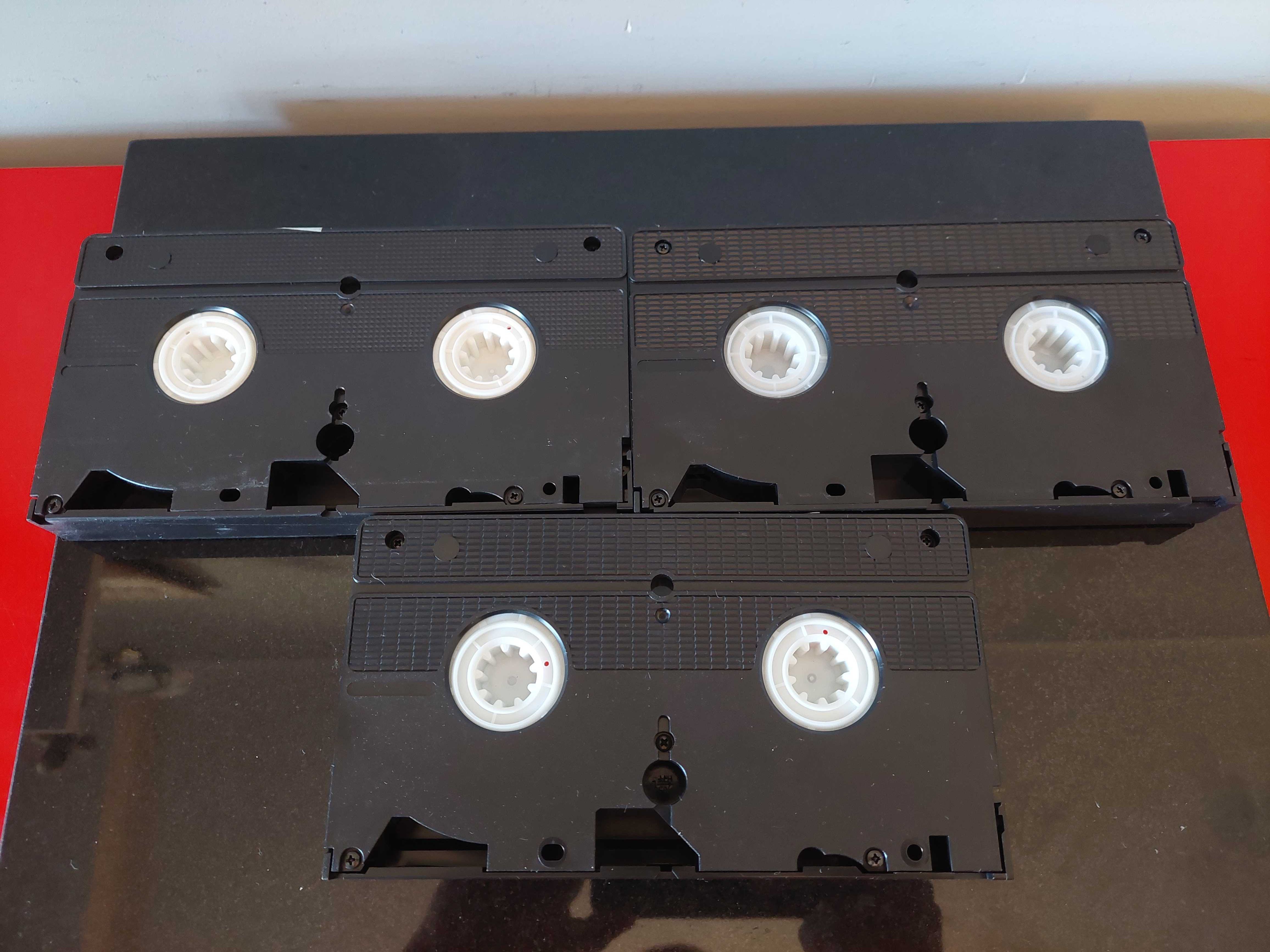 3x kaseta VHS Laurel Hardy Flip Flap Flying Deuces This Is Your Life