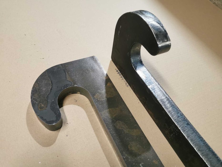 Haki JCB Q-Fit do wspawania, mocowania, zaczepy